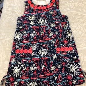 Festive Lilly Pulitzer girls shift. Size 5.